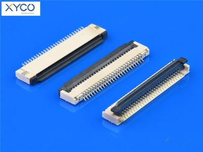 0.8mm 掀盖式H2.0 fpc连接器