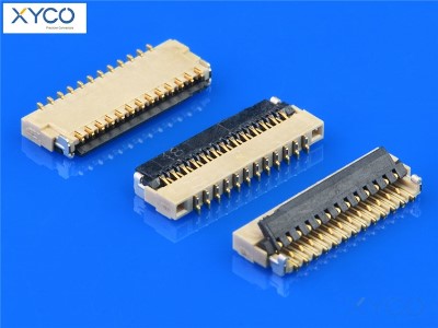 0.3mm 前掀式H1.0 fpc连接器